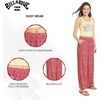 image:imageBillabong Womens Premium Quality Rayon High Waisted Wide Leg Beach PantsBerry Pink