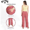 image:imageBillabong Womens Premium Quality Rayon High Waisted Wide Leg Beach PantsBerry Pink