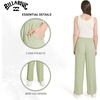 image:imageBillabong Womens Premium Quality Rayon High Waisted Wide Leg Beach PantsPistachio