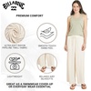 image:imageBillabong Womens Premium Quality Rayon High Waisted Wide Leg Beach PantsSalt Crystal