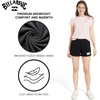 image:imageBillabong Womens Regular Fit Midweight Active Fleece Runner ShortsBlack Sands