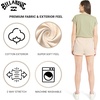 image:imageBillabong Womens Regular Fit Midweight Active Fleece Runner ShortsWhite Cap