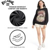 image:imageBillabong Womens Regular Fit Midweight Super Soft Brushed Fleece Crewneck SweatshirtBlack Sands