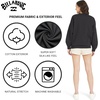 image:imageBillabong Womens Regular Fit Midweight Super Soft Brushed Fleece Crewneck SweatshirtBlack Sands