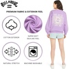 image:imageBillabong Womens Regular Fit Midweight Super Soft Brushed Fleece Crewneck SweatshirtPeaceful Lilac