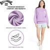 image:imageBillabong Womens Regular Fit Midweight Super Soft Brushed Fleece Crewneck SweatshirtPeaceful Lilac