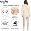 image:imageBillabong Womens Regular Fit Midweight Super Soft Brushed Fleece Crewneck SweatshirtWhite Cap