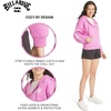 image:imageBillabong Womens Regular Fit Midweight Super Soft Brushed Fleece Full Zip HoodieParty Pink