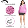 image:imageBillabong Womens Regular Fit Midweight Super Soft Brushed Fleece Full Zip HoodieParty Pink