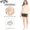 image:imageBillabong Womens Regular Fit Midweight Super Soft Brushed Fleece Full Zip HoodieWhite Cap