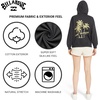 image:imageBillabong Womens Regular Fit Midweight Super Soft Brushed Fleece Pullover HoodieBlack Sands
