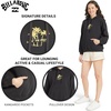 image:imageBillabong Womens Regular Fit Midweight Super Soft Brushed Fleece Pullover HoodieBlack Sands