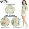 image:imageBillabong Womens Regular Fit Midweight Super Soft Brushed Fleece Pullover HoodiePistachio