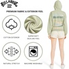image:imageBillabong Womens Regular Fit Midweight Super Soft Brushed Fleece Pullover HoodiePistachio