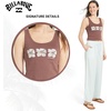 image:imageBillabong Womens Regular Fit Premium Soft Cotton Graphic Tank TopBark Brown