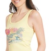 image:imageBillabong Womens Regular Fit Premium Soft Cotton Graphic Tank TopRetro Yellow