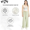 image:imageBillabong Womens Regular Fit Premium Soft Cotton Graphic Tank TopSalt Crystal