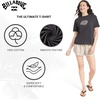 image:imageBillabong Womens Regular Fit Premium Soft Cotton Tee Short Sleeve Graphic TShirtBlack