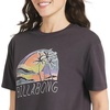 image:imageBillabong Womens Regular Fit Premium Soft Cotton Tee Short Sleeve Graphic TShirtBlack Sands