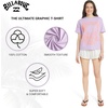 image:imageBillabong Womens Regular Fit Premium Soft Cotton Tee Short Sleeve Graphic TShirtLilac