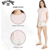 image:imageBillabong Womens Relaxed Boyfriend Fit Premium Soft Cotton Tee Short Sleeve Graphic TShirtBlush