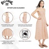 image:imageBillabong Womens Relaxed Fit Casual Smocked Waist Maxi Dress White Cap Medium
