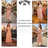 image:imageBillabong Womens Relaxed Fit Casual Smocked Waist Maxi Dress White Cap Medium