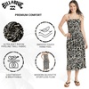 image:imageBillabong Womens Relaxed Fit Casual Smocked Waist Maxi DressBlack Pebble
