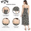 image:imageBillabong Womens Relaxed Fit Casual Smocked Waist Maxi DressBlack Pebble
