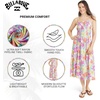 image:imageBillabong Womens Relaxed Fit Casual Smocked Waist Maxi DressSweet Orchid
