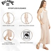 image:imageBillabong Womens Relaxed Fit Premium Quality Rayon Adjustable One Piece Overall JumpsuitKhaki