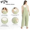image:imageBillabong Womens Relaxed Fit Premium Quality Rayon Adjustable One Piece Overall JumpsuitPistachio
