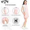 image:imageBillabong Womens Relaxed Fit Premium Quality Rayon Adjustable Short Jumpsuit Overall RomperBlush