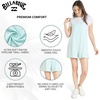image:imageBillabong Womens Relaxed Fit Premium Quality Rayon Adjustable Short Jumpsuit Overall RomperDusk Blue