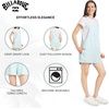 image:imageBillabong Womens Relaxed Fit Premium Quality Rayon Adjustable Short Jumpsuit Overall RomperDusk Blue