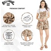image:imageBillabong Womens Relaxed Fit Premium Quality Rayon Adjustable Short Jumpsuit Overall RomperLight Brown