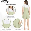 image:imageBillabong Womens Relaxed Fit Premium Quality Rayon Adjustable Short Jumpsuit Overall RomperPistachio