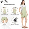 image:imageBillabong Womens Relaxed Fit Premium Quality Rayon Adjustable Short Jumpsuit Overall RomperPistachio