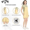 image:imageBillabong Womens Relaxed Fit Premium Quality Rayon Adjustable Short Jumpsuit Overall RomperRetro Yellow