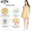image:imageBillabong Womens Relaxed Fit Premium Quality Rayon Adjustable Short Jumpsuit Overall RomperRetro Yellow