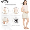 image:imageBillabong Womens Relaxed Fit Premium Quality Rayon Adjustable Short Jumpsuit Overall RomperSalt Crystal