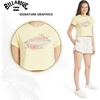 image:imageBillabong Womens Relaxed Fit Premium Soft Cotton Tee Short Sleeve Graphic Cropped TShirtRetro Yellow