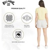 image:imageBillabong Womens Relaxed Fit Premium Soft Cotton Tee Short Sleeve Graphic Cropped TShirtRetro Yellow