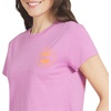image:imageBillabong Womens Relaxed Fit Premium Soft Cotton Tee Short Sleeve Graphic Cropped TShirtSweet Orchid