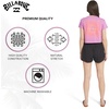 image:imageBillabong Womens Relaxed Fit Premium Soft Cotton Tee Short Sleeve Graphic Cropped TShirtSweet Orchid