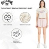 image:imageBillabong Womens Relaxed Fit Premium Soft Cotton Tee Short Sleeve Graphic Cropped TShirtWhite Cap