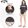 image:imageBillabong Womens Relaxed Fit Premium Soft Cotton Tee Short Sleeve Graphic Oversized TShirtBlack Sands