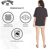 image:imageBillabong Womens Relaxed Fit Premium Soft Cotton Tee Short Sleeve Graphic Oversized TShirtBlack Sands