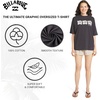 image:imageBillabong Womens Relaxed Fit Premium Soft Cotton Tee Short Sleeve Graphic Oversized TShirtBlack Sands