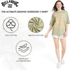 image:imageBillabong Womens Relaxed Fit Premium Soft Cotton Tee Short Sleeve Graphic Oversized TShirtPistachio